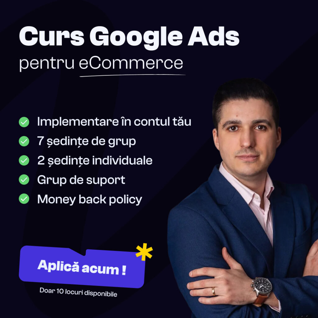 Curs Google Ads pentru eCommerce